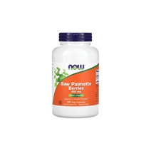 Now Foods 나우푸드 쏘팔메토추출물 쏘우팔메토열매추출물 550mg 250배지캡슐 Saw Palmetto Berry Extract