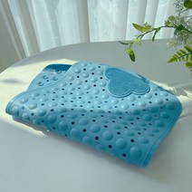 퍼플리빙 욕실 욕조 미끄럼방지 매트 70x40, 1개, 블루