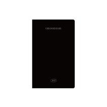 [어바노이드] 2023 날짜형 양장 다이어리, 블랙