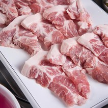 덜미살 꼬들살 돼지 목덜미살 왕덜미살 500g, 4봉, 4개