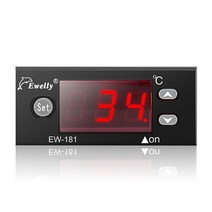 Ewelly EW-181H 다목적 가열 및 냉각 디지털 온도 컨트롤러 제어 센서, 24V Supply