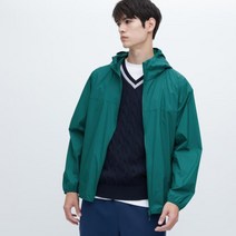 유니클로 바람막이 등산 자켓 포켓터블 낚시 경량 점퍼 그린