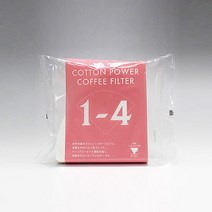 카페굿즈 코튼파워필터 커피필터 60매입, 블루