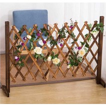 방부목 울타리 데코 슬라이딩 울타리 펜스 휀스 대문, 높이 50CM