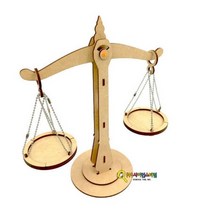 양팔저울 만들기(MDF)-기본 구성, 단품