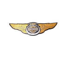 할리데이비슨 스티커 할리스티커 해골 엠블럼 바이크스티커, 27 GOLDEN WING 1, 1