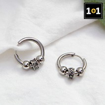 [메리그린] 1+1 써지컬 피어싱 토템 링 2종 택1 (한쪽판매)