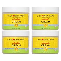 캘리포니아베이비 페이스 앤 바디 어린이 크림 카렌듈라, 57g, 4개