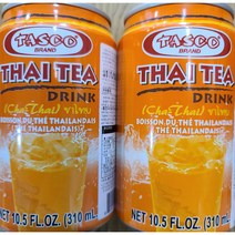 태국음료 타스코 타이티 드링크 밀크티 홍차 TASCO THAI TEA 310mlx24개 1박스, 24개