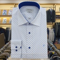 피에르가르뎅 프린트 슬림핏 긴팔 셔츠 PJDS1985 (90)2