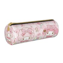 Tegcuid 애니메이션 핑크 필통 여아용 귀여운 펜 케이스 가방 파우치 가죽 카와이 지퍼 포함 학교 사무실 여성용