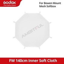 소프트 박스 조명 조명판 촬영 유투브 배경천 Godox bowens 마운트 팔각형 직사각형 softbox 예비 디퓨저 천 80cm 95cm 120cm 140cm 50x70cm, fw140 내부