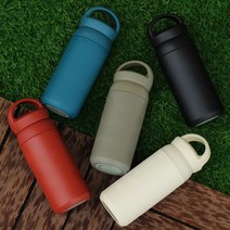 선호리빙 심플 손잡이 스텐 보온 보냉 350ml 텀블러 / 다양한 색상, 블랙_1p