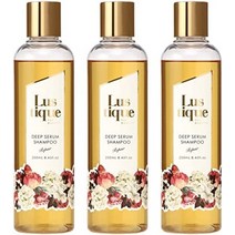 미용실두피샴푸 퍼퓸 향수 리필 대용량 지성 비듬 샴푸라스티크《lustique》딥 세럼 리페어 250ml -아미노산 논실리콘 ppt 데미지 케어 미용액, 3개 세트