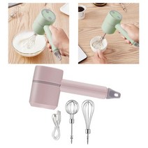 스파반죽기 스파믹서 핸드 헬드 식품 믹서 계란 거품기 베이킹 반죽 우유 빵 메이커, 03 Pink