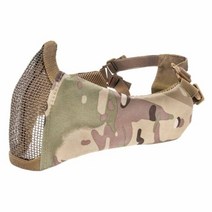 접이식헬멧 경량안전모 자전거 바이크 공사장 Half face mask 귀 보호 휴대용 통기성 tpu 나일론 airsoft 페인트 볼 야외 의류 액세서리, 위장