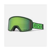 지로 Blok 스키 고글 - 남성용 및 청소년용 스노우보드 Vivid Lens Anti-Fog Vent Tech OTG(Over Glasses), 녹색 우주 슬라임, 생생한 에메랄드
