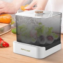 나인닷 과일세척기4L 초음파 전해수 세척 활성산소세정 터치패널