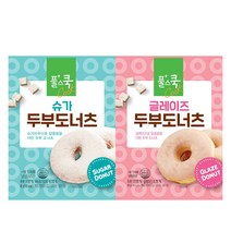 풀무원 글레이즈두부도너츠 50g 8개+슈가 두부도너츠 45g 8개, 슈가 45gx18개