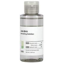 PURITO AHA BHA REFRESHING SOLUTION FRAGRANCE FREE, 단색, 한 사이즈