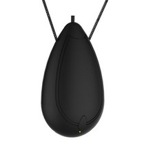 미니 웨어러블 공기 청정기 개인 여행용 공기 청정기 목걸이 휴대용 USB 충전 연기 청정기, 검은 색