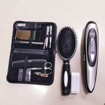 두피마사지기 전동 관리기 케어 갈바닉 전기 마사지 헤어 브러시 레이저 치료 전원 성장 빗 키트 중지 탈모, 03 Full set