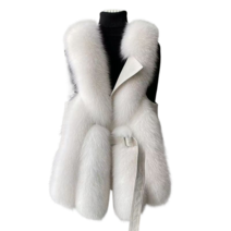 Baocn 인조 밍크 베스트 여자 슬림 퍼 모피 조끼 23830