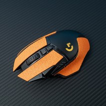 Topsky 마우스 스티커 Btl 땀 흡수 스티커 Logitech G502 영웅 Se 펑크 마우스 미끄럼 방지 스티커 유선 무선, 오렌지, 하나