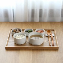 도자기 옳음 1인 한식세트 8p-자취생 추천 모던한 디자인 도자기그릇세트, 블랙