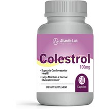 Colestrol 건강 지원 정상 콜레스테롤 수치 유지 빠른 흡수 프리미엄 천연 성분 60개 USA 미국