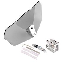 할리데이비슨 호환 유니버설 오토바이 앞 유리 바이크 디플렉터 윈드 액세서리 할리 야마하 혼다 호환 스, 03 Black