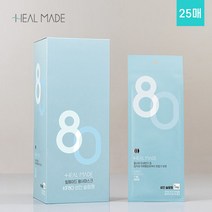 힐메이드 마스크 KF80 25매 3D 비말차단, 힐메이드 KF80 중형 3D 화이트 25매, 1개