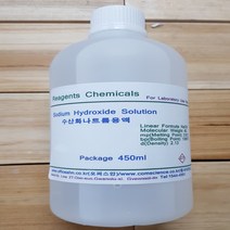 수산화나트륨용액 1M Sodium Hydroxide Solution 450ml 오피스안