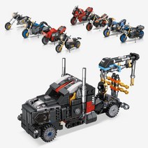 오토바이 조립블록 장난감 바이크블럭 8종 (8in1) 합체블럭+헬멧포함 유아블럭 어린이선물 답례품 판촉 학습교재 블럭, 바이크블럭_06