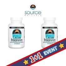 소스내추럴스 1+1 비타민 D 3 디쓰리 칼슘 하이드록시아파타이트 120캡슐 인 함유, 1개, 기본