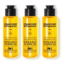 프랑스와즈 유기농 호호바오일 비정제, 50ml, 3개