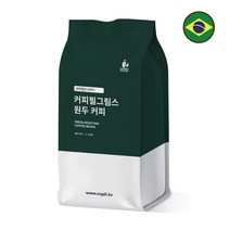 [가격Down 용량Up 맛은그대로]커피필그림스 원두커피 브라질 세하도 파인컵 내츄럴 1.8kg (갓볶은 신선한 국내 로스팅 당일 발송)원산지: 상세설명참조, 홀빈(분쇄안함), 1개
