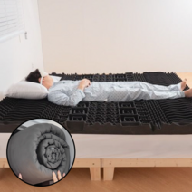 허리편한매트리스 바닥 자취방 원룸 수면 떡실신 기절 매트리스, 바닥토퍼형 10cm 퀸