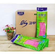 BOX 크린랩 고무장갑 ES 대 100개입, 없음, 대(L)