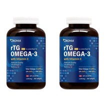 [캐나다직구] Oronia 오로니아 rTG 오메가3 1310mg 180소프트젤 2팩