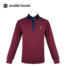 아날도바시니 골프웨어 남성 긴팔티셔츠 카라티 가을옷 AB2DMTS326