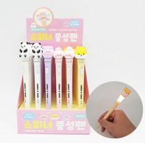 2000 스피너 라이트 중성펜 30개입 1박스-캐릭터에 불이 들어오는 펜