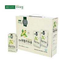[건국유업] 건국 무첨가두유 190ml 20팩, 3800ml, 1개