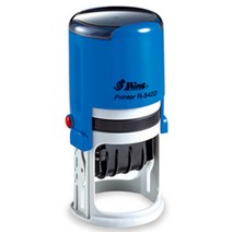 그린 제작 R-542D 원형일부인 42mm 샤니 자동 스탬프, 청색