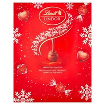 린트 린도르 밀크 초콜릿 어드벤트 캘린더 300g 크리스마스 선물 볼 린도 Lindt LINDOR Advent Calendar, 1개
