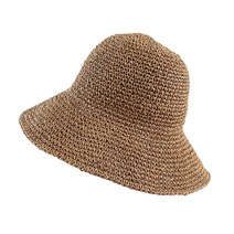 [라탄버킷햇] 치키티타 라피아햇 여름 여자 와이드 밀짚 라탄 모자