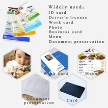 바인딩 머신 책 양장본 3라미네이팅 필름 클리어 시트 100 장 EV 본드 사진/파일/카드/그림 용지 바인, 02 3 70mi 100ps
