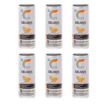 셀시어스 오리지널 스파클링 오렌지 325ml 에너지 비타민 피트니스 드링크 x 12캔, 12개
