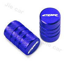 오토바이 휠 타이어 밸브 스템 캡 CNC 밀폐 커버 혼다 CBR 125R 600 F4i 650F 650R 1100XX 1000F cbr 954 1000 RR, [05] Blue