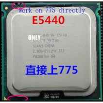 Q9550 E5440 2.83GHz/12M/1333Mhz/CPU LGA775 코어 2 쿼드 Q9550 cpu와 동일 메인 보드에서 작동 어댑터, 한개옵션0